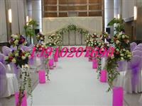 一次性婚礼地毯白色紫色地毯厂家安徽供应