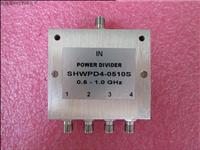 SHWPD4-0510S 0.5-1GHz 10W SMA RF 射频同轴4路 一分四功分器