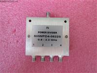SHWPD4-0822S 0.8-2.2GHz 10W SMA RF 射频同轴4路 一分四功分器