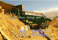 全新研制的旱地沙金设备可移动式淘金车