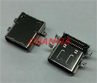 USB3.1母座type-C沉板双层贴片SMD四挂钩插板焊接亮面镀镍LG-V1